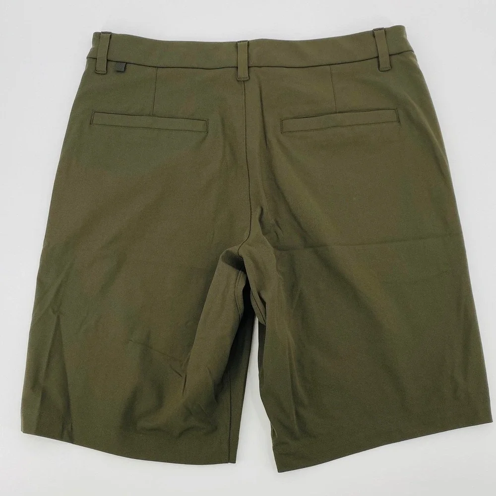 Lululemon Commission Short‎ Warpstreme Mens 31x10 Olive Green Chino LM7A83S